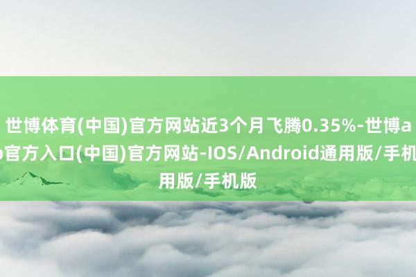 世博体育(中国)官方网站近3个月飞腾0.35%-世博app官方入口(中国)官方网站-IOS/Android通用版/手机版