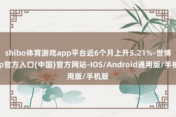 shibo体育游戏app平台近6个月上升5.21%-世博app官方入口(中国)官方网站-IOS/Android通用版/手机版